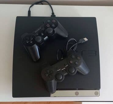 PS3 (Sony PlayStation 3): Sony Playstation 3 slim / pun igrica / 2 Džoj Sony Playstation 3 slim