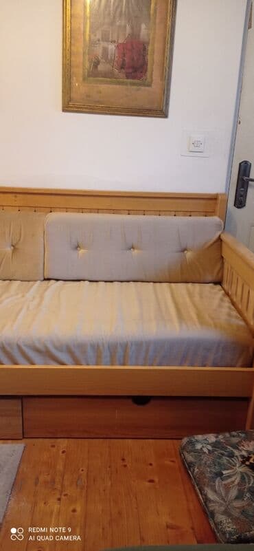 dvosed i trosed: Rucni rad kauc-sofa od belog jasena,vrlo malo koriscen,sa dve — 2
