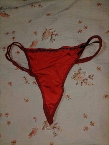 calvin klein donji ves zenski: Crveni komplet donji veš, M/L veličina, novo — 6