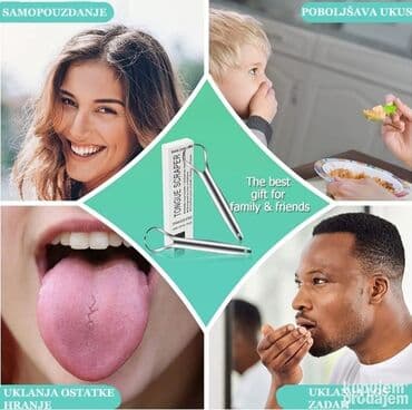 zenska licna nega: Metalni čistač jezika Tongue Scraper kreiran je tako da ga možete — 7