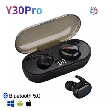 Bluetooth Slusalice Y30, nove i ispravne, sa uputstvom,kablicem i — 1