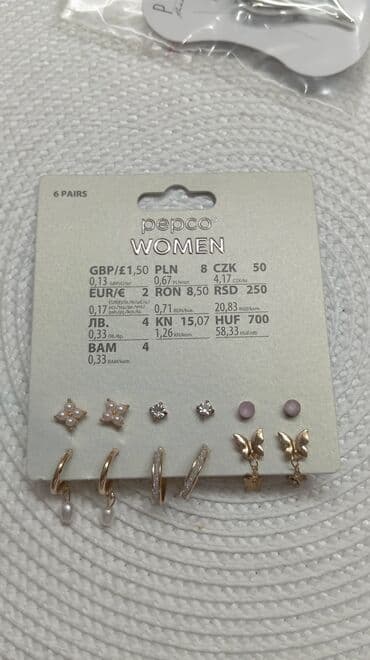 golden rose ulje za usne: Set minđuša, Handmade — 18