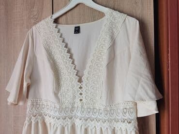tiffany bela haljina: 2XL (EU 44), bоја - Bela, Večernji, maturski, Kratkih rukava — 2