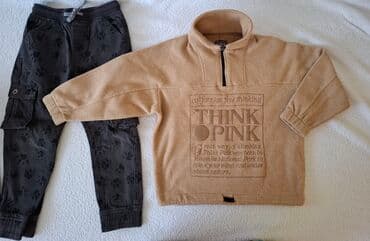 paket odece m: Paket: Majice, Pantalone, Duksevi, Za dečake, uzrast: 5-6 godina — 2