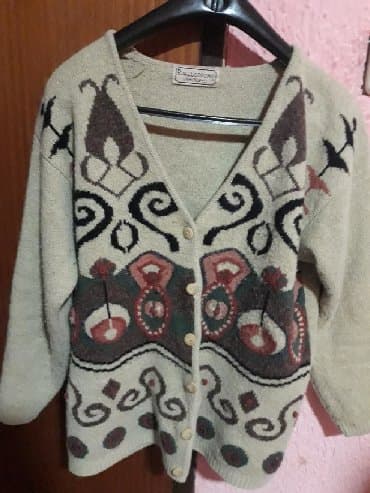 Džemperi, kardigani: XL (EU 42), Na kopčanje, Geometrijski — 1
