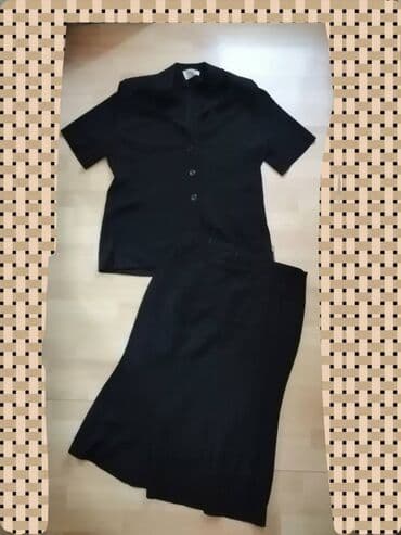 swarovski komplet mindjuse i ogrlica: 3XL (EU 46), Jednobojni, bоја - Crna — 1