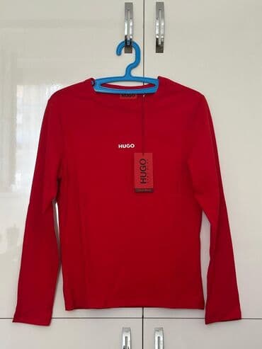 hugo boss majice: M (EU 38), Pamuk, bоја - Crvena — 1