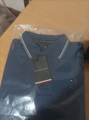 tommy hilfiger parfem: Košulja Na kratke rukave, L (EU 52), Tommy Hilfiger, bоја - Tamnoplava, Pamuk — 1