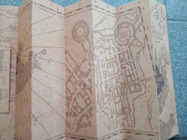 Hari Poter Mapa Marauders Map-Novo. Marauders map iz filma Harry — 4