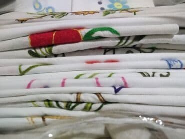 Towels: Floral, color - Multicolored — 8