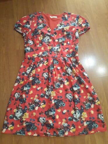 new yorker push up: XL (EU 42), color - Red, Cocktail, Short sleeves — 1