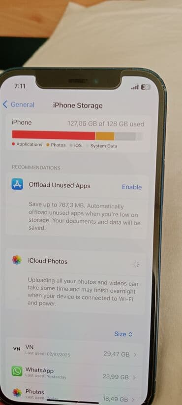 polovni telefoni pancevo: Apple iPhone iPhone 12, 128 GB, Plavi, Face ID — 2
