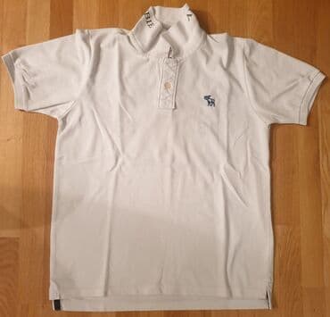 ramax nova kolekcija: ABERCROMBIE FITCH New York, bela polo majica sa kragnicom, muscle — 4