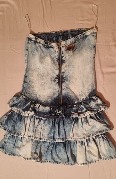 Haljine: Dolce & Gabbana XS (EU 34), bоја - Svetloplava, Koktel, klub, Top (bez rukava) — 1