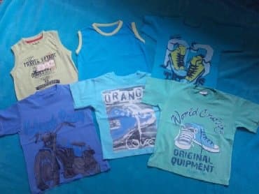paket odece m: Paket: Majice, Za dečake, uzrast: 3-4 godine — 12