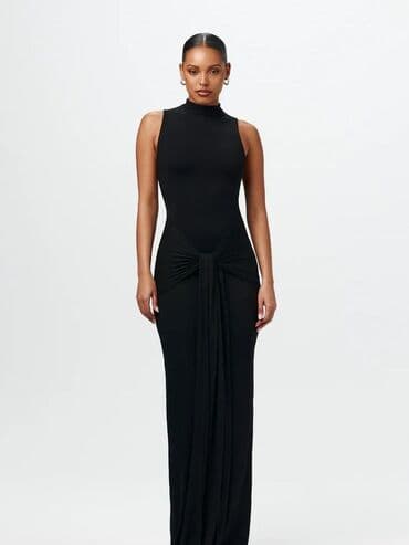 midi haljine h m: 2XL (EU 44), bоја - Crna, Koktel, klub, Na bretele — 8