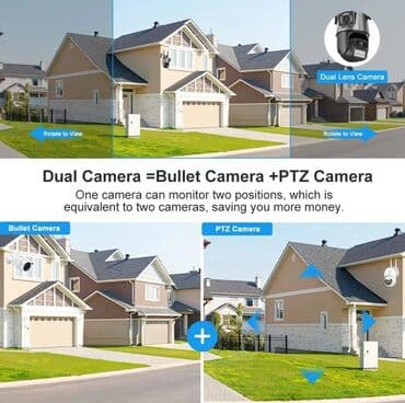 xiaomi polovni telefoni: Ip kamera PTZ kamera sa 2 sociva i sirenom 4k 8x zoom Kamera za — 3