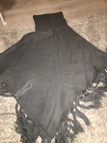 Pončo: One size, L (EU 40), XL (EU 42), bоја - Siva — 2