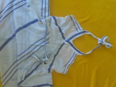 Haljine: S (EU 36), bоја - Bela, Oversize, Na bretele — 5