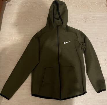 trenerke s: Nike, M (EU 38), L (EU 40), Jednobojni, bоја - Maslinasto zelena — 2