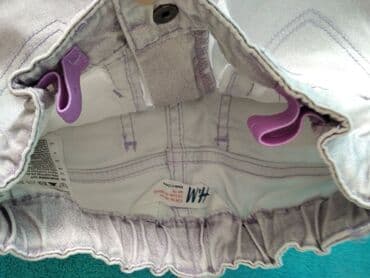 elegantne pantalone sa visokim strukom: 110-116, bоја - Bež — 3