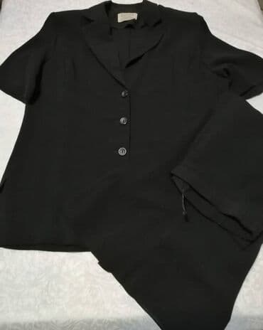 swarovski komplet mindjuse i ogrlica: 3XL (EU 46), Jednobojni, bоја - Crna — 2