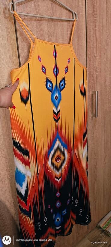 new yorker ranac: A-Dress 4XL (EU 48), color - Multicolored, With the straps — 6