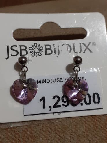 swarovski narukvice nova kolekcija: Minđuše na šraf, Swarovski — 1