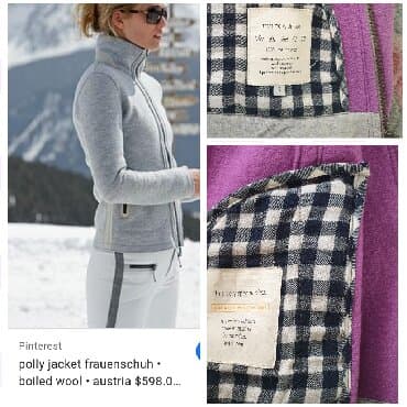 ski jakna s: S (EU 36), Vuna, bоја - Ljubičasta — 6