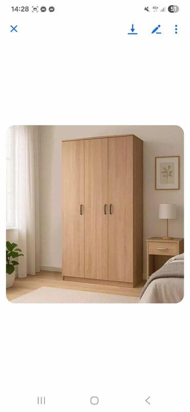 komoda sa kliznim vratima: Ormar FREJA Atlantik Dimenzije: 180x90x45cm Materijal — 1
