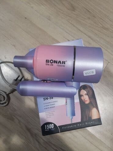trake za kosu h m: Sklopivi fen Sonar novo. 1500w 1200din. Fenomenalno za upotrebu. Brzo — 1