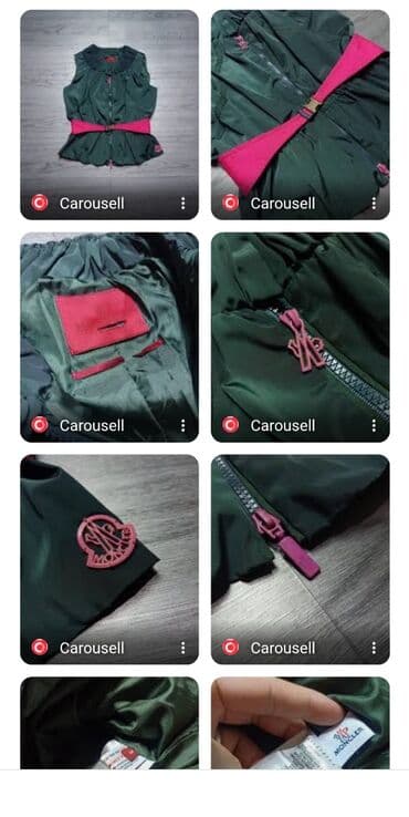 zenski prsluci h m: Moncler, M (EU 38), bоја - Bež — 11