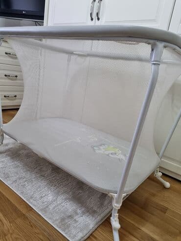Sve za decu: Ogradica-krevetac za bebe 'Cam'. svetlo sive boje,neutralna,moze i za — 2