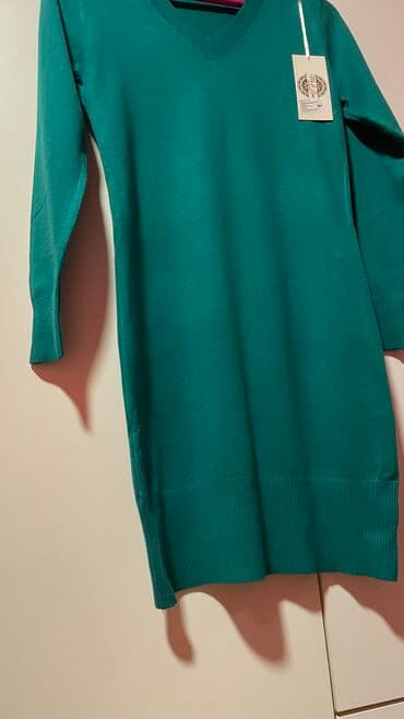bluza s: M (EU 38), Pamuk, Jednobojni, bоја - Zelena — 4