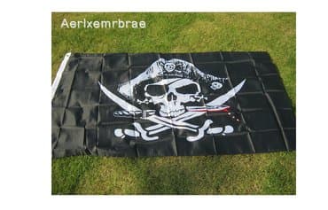 srpska i ruska zastava: Piratska zastava 150 X 90 cm Zastava dimenzija 150 X 90 cm sa — 5