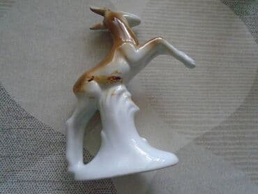 gramofonske ploce beograd: Prelepa vintage porcelanska figura laneta a uz nju na poklon još jedna — 4