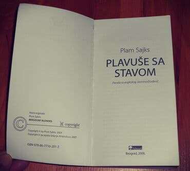zvučnici sa mikrofonom: Plam Sajks - Plavuše sa stavom Alnari, Beograd 2008 godine Mek povez — 3
