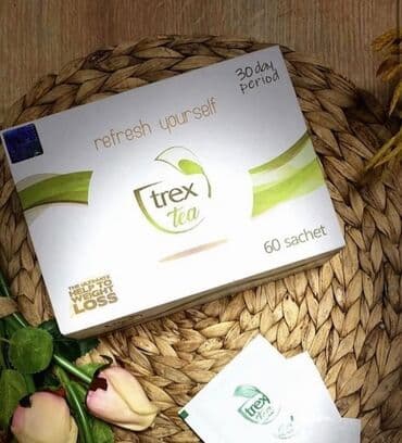 Tea, coffee, drinks: Trex Tea je čaj za 30-dnevni program. Kutija sadrži 60 kesica čaja — 1