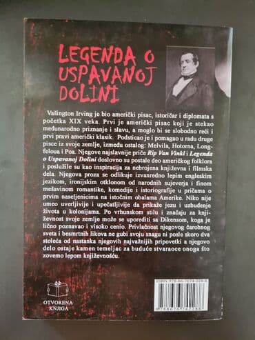 racunarstvo i informatika za 2 razred gimnazije: Legenda o uspavanoj dolini delo Irvinga Vašingtona, klasični horor — 2