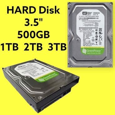 Hard diskovi, eksterni diskovi: Hard diskovi za PC racunare i video nadzor 500GB cena 2350 din 1TB — 1