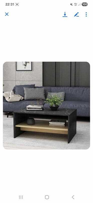 polovan namestaj iz inostranstva u palanci: Apollon - White, Sapphire Oak White Sapphire Oak Coffee Table 100% — 1