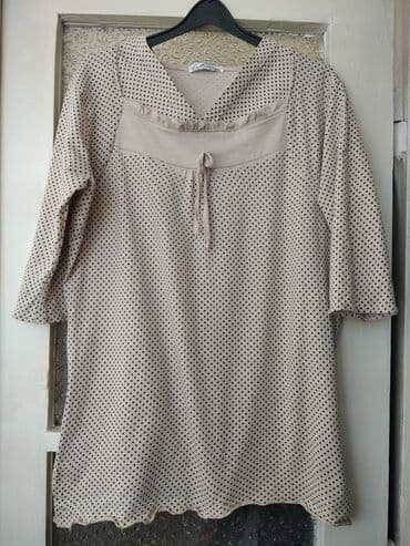 modne naocare bez dioptrije: 2XL (EU 44), Pamuk, bоја - Bež — 2