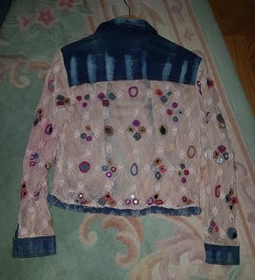 shooter haljine outlet: Jako upadljiv komad garderobe. Texas jakna sa ogledalcima. Cipkom — 4