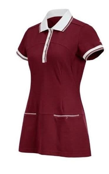 haljina xs s: 2XL (EU 44), bоја - Bordo, Kratkih rukava — 2