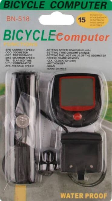 Bicikli: Nov računar za biciklu. Veličina LCD ekrana 3 x 2,5 cm, dužina kabla — 8