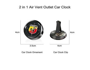 delphi auto dijagnostika: Sat za automobil - ABARTH Sat sa logom ABARTH-a. Izuzetno lep detalj — 4