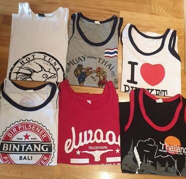 majica s: Muška majica bez rukava XXL, letnja, na bretele. Bintang Bali majica — 3