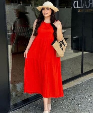 Haljine: M (EU 38), bоја - Tamnoplava, Oversize, Top (bez rukava) — 2