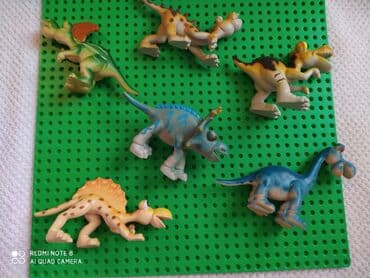 Set dinosaurusa,puna meka plastika,6 komada u savršenom stanju — 2
