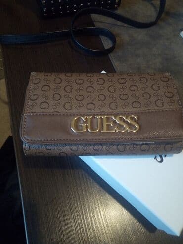 Novčanici: Ženski novčanik, Guess, Materijal: Koža — 3